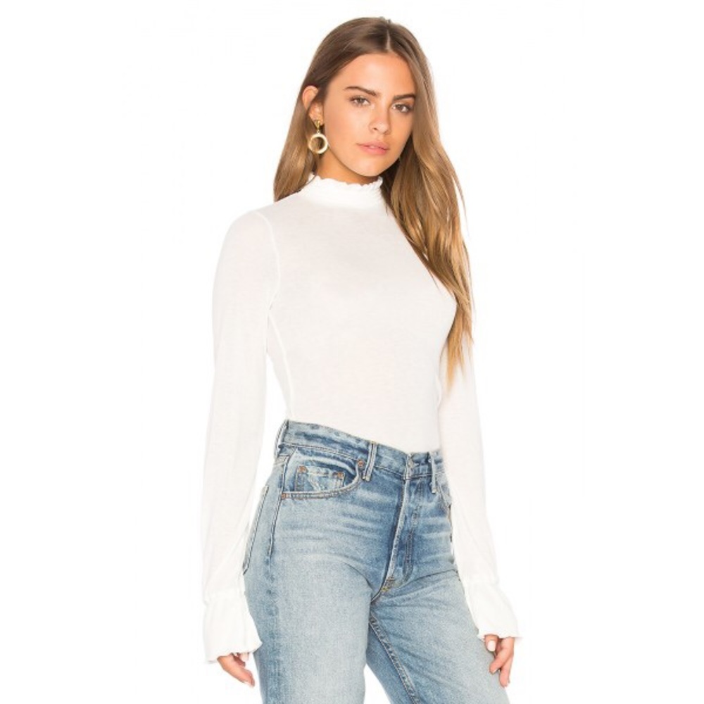 Free People Out Of Sight Mock Neck Top